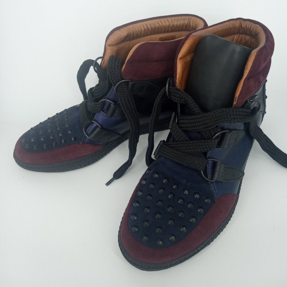 Sandro Sneaker Leather Suede Shoes